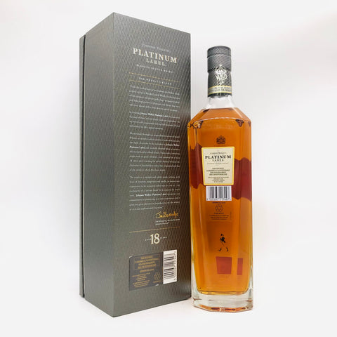 JOHNNIE WALKER 18 Year Platinum Label Blended Whisky 1000ml 40% Boxed