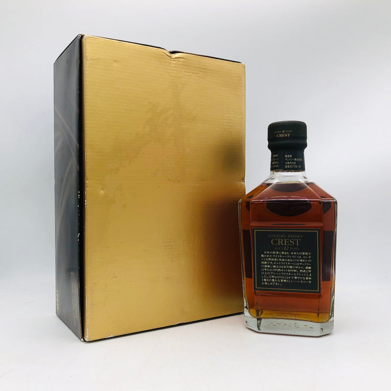 未開栓　古酒　サントリー クレスト12年 750ml CREST 12年 SUNTORY サントリー クレスト 12年 旧ボトル 750ml – 高級酒・希少酒の