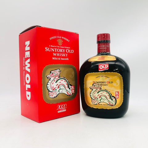 サントリー NEWオールド 干支ラベル 辰歳ラベル 2000年ミレミアム　700ml。ミレニアムを祝う辰年の限定オールド