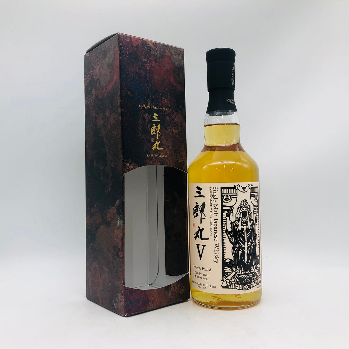 三郎丸V THE HIEROPHANT ザ・ハイエロファント 2021-2024 700ml 48% 箱