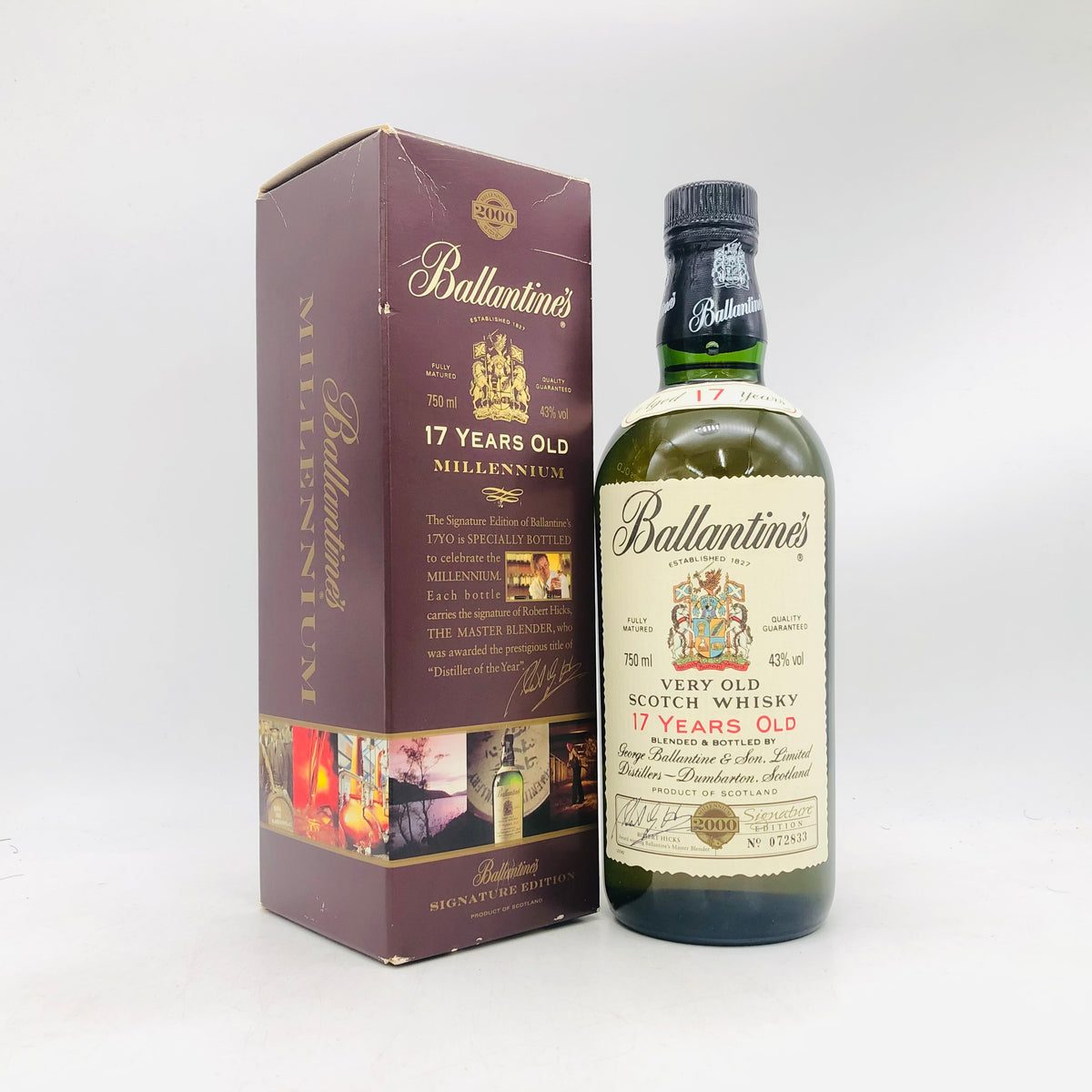 Ballantines バランタイン 17年 ベリーオールド ミレニアム スコッチ 