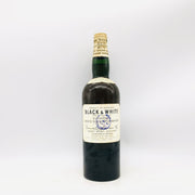 BLACK&WHITE ブラック&ホワイト ティンキャップ 1960年代 750ml