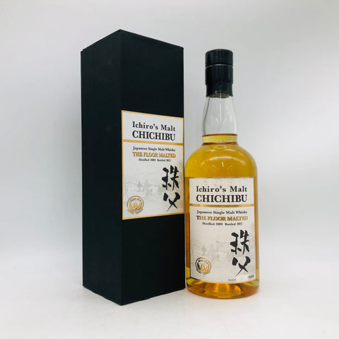 IchirosMalt イチローズモルト 秩父 ザ・フロアーモルテッド 2009-2012 700mlの。700ml 50度。ラベルは上品、上質な香りとバランス。
