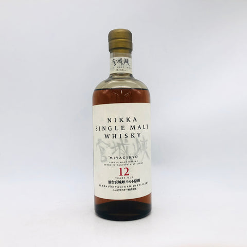 Nikka Miyagikyo 12 Year Old Sendai Miyagikyo Malt Unblended 750ml 43%