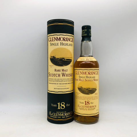 グレンモーレンジ 18年 旧ボトル 750ml。エレガントな甘みとシェリーの奥行きを楽しむ18年熟成シングルモルト