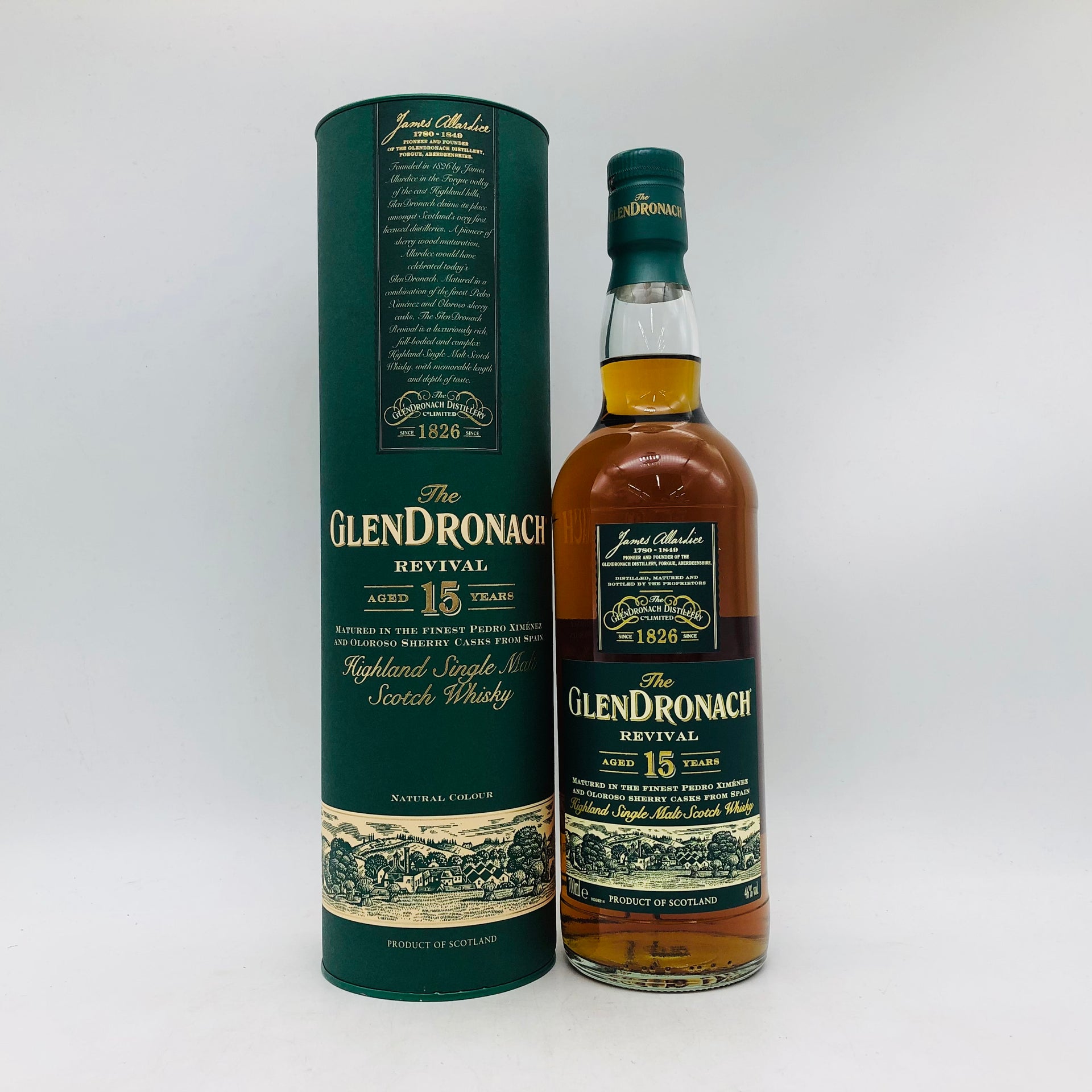 Glendronach グレンドロナック 15年 700ml 46% 箱あり – お酒の通販