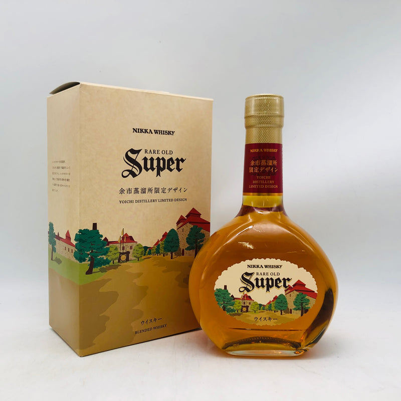 スーパーニッカ　余市蒸溜所限定デザイン  500ml。余市の記憶を閉じ込めた、気品ある一杯。　