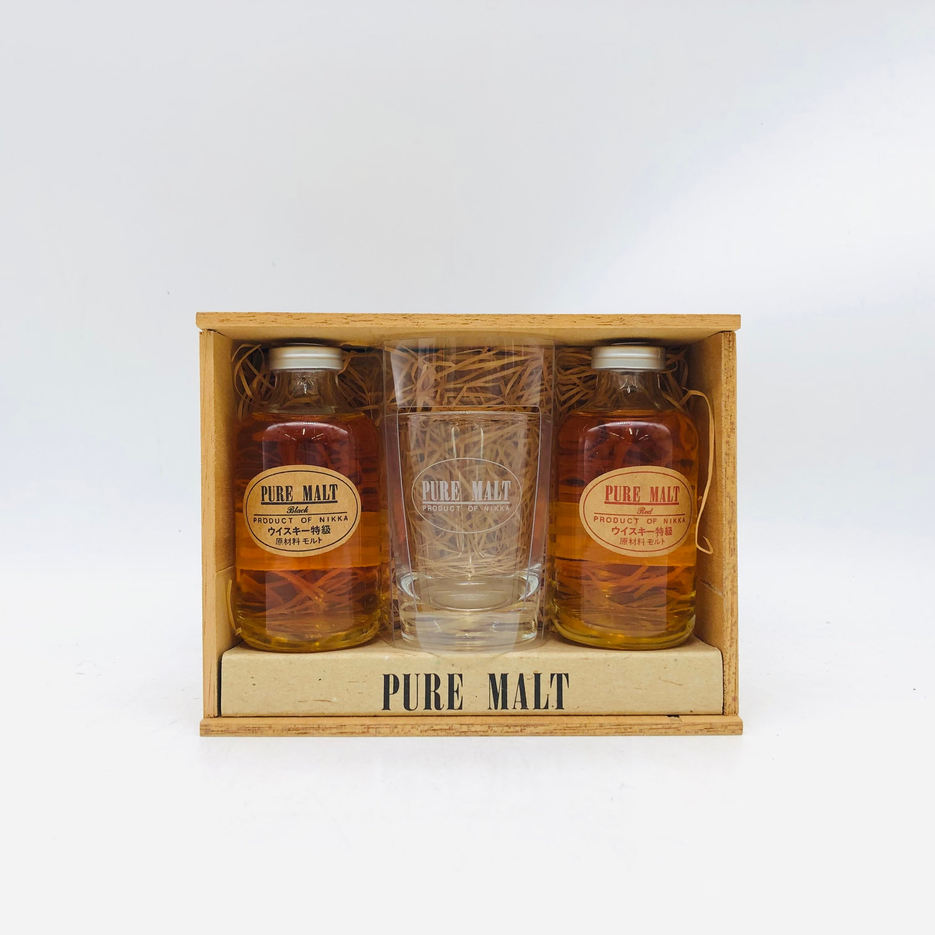 NIKKA ニッカ ピュアモルト ブラック レッド ウイスキー特級 50ml