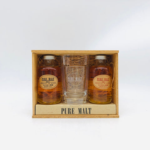 NIKKA ニッカ ピュアモルト ブラック レッド 50ml セット。2つの個性、1つのニッカ 