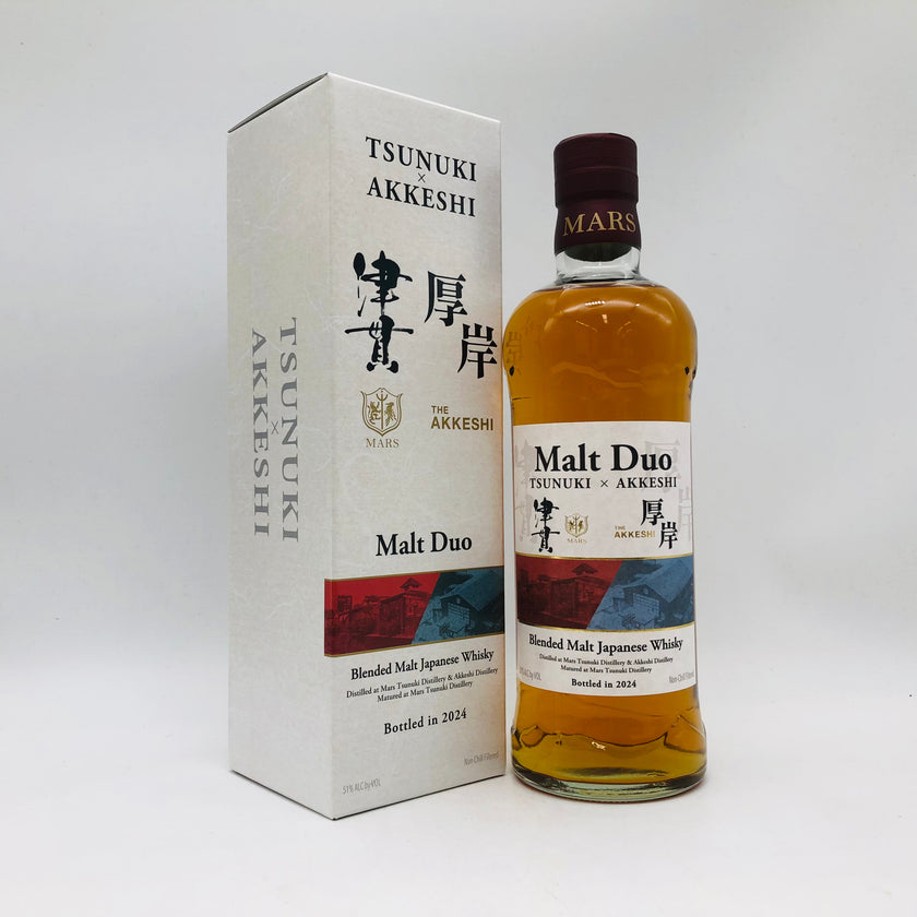 THE AKKESHI マルスウイスキー モルト デュオ 津貫×厚岸 700ml 51% 箱あり