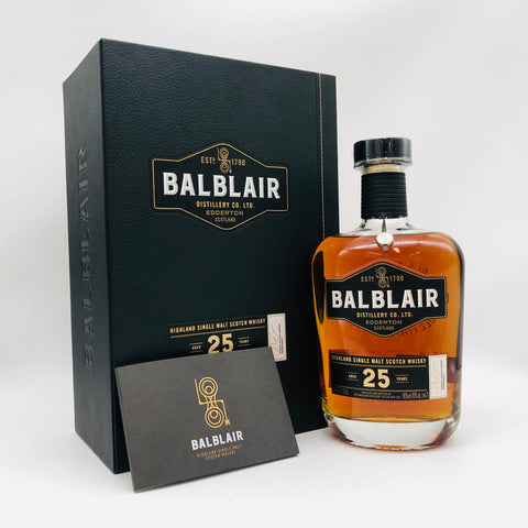 BALBLAIR バルブレア 25年 700ml 46% 箱あり