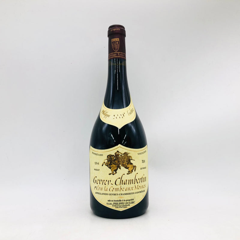 フィリップルクレールジュウレシャンベルタン2008 750ml。力強さと優雅さが共鳴するブルゴーニュ。 