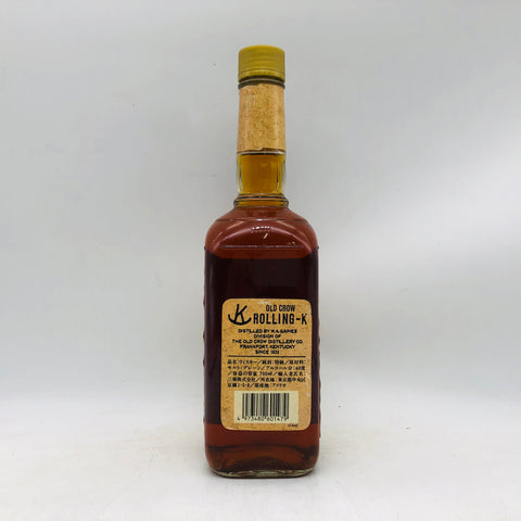 オールドクロウ ローリングK 金キャップ 特級 700ml。特級時代の風格を残す、クラシックケンタッキーバーボン。 