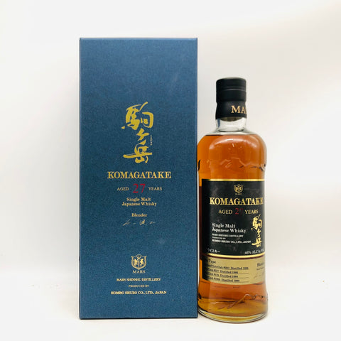 駒ヶ岳27年 700ml。27年の時が磨いた、静謐なる日本モルトの極み。　