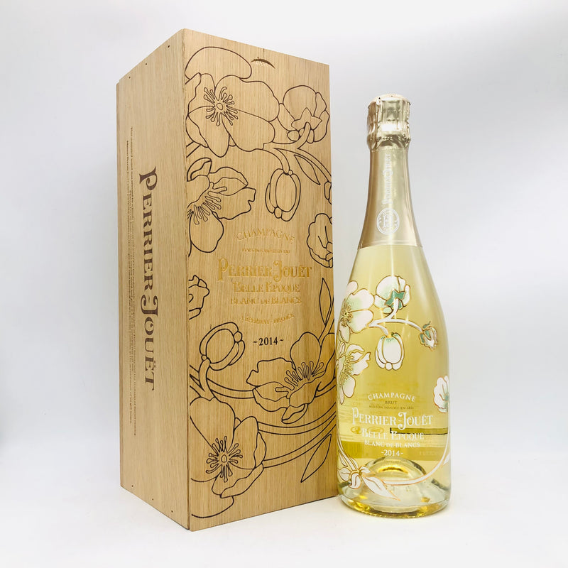 Perrier-Jouet Belle Epoque Blanc de Blancs 2014 in wooden box
