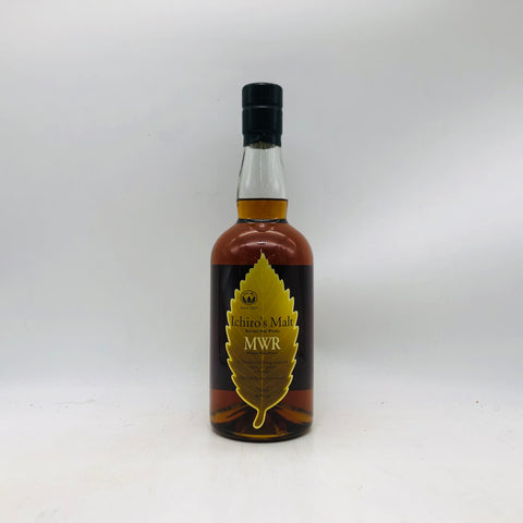 ICHIRO'S｜ICHIRO'S イチローズモルト ミズナラウッドリザーブ 700ml｜その他｜700ml｜上品なラベルデザイン　ボトル単体の画像