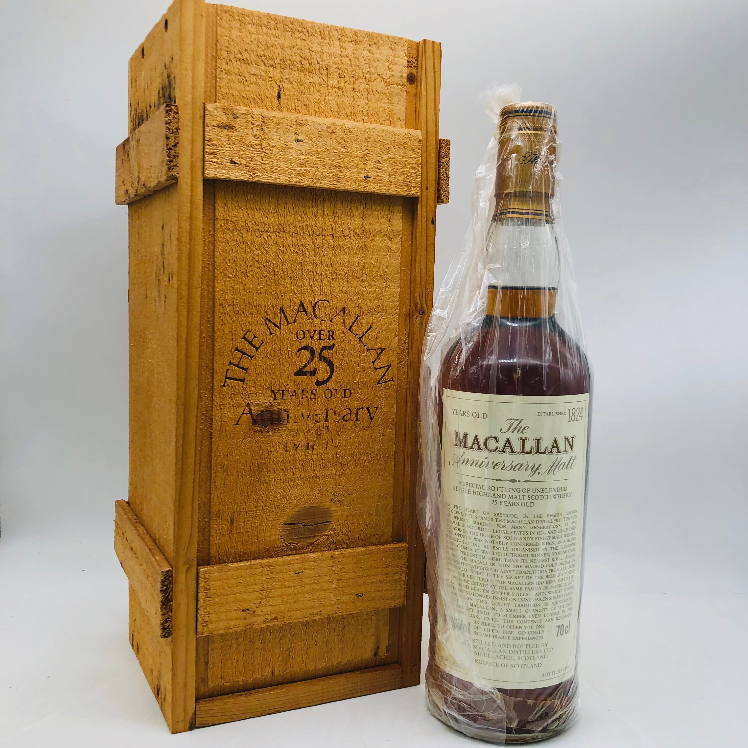 MACALLAN マッカラン25年 アニバーサリーモルト 1974-1999 700ml – お