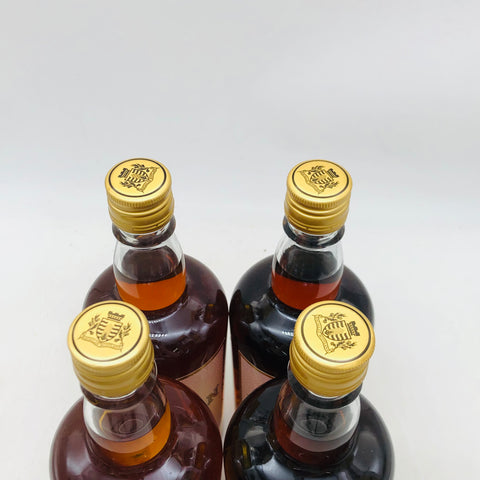 マッカラン紫 赤 青緑4本セット。 色で魅せる、香りで語る、マッカランの世界。　