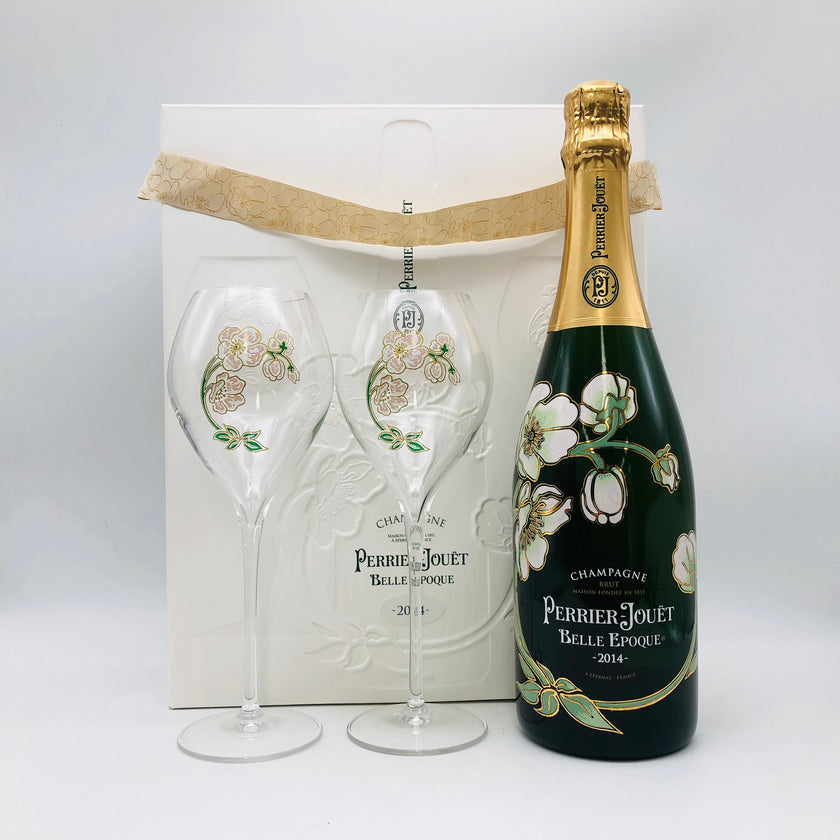 Perrier Jouet Belle Epoque ペリエ・ジュエ ベル エポック 白 2014 グラス付き