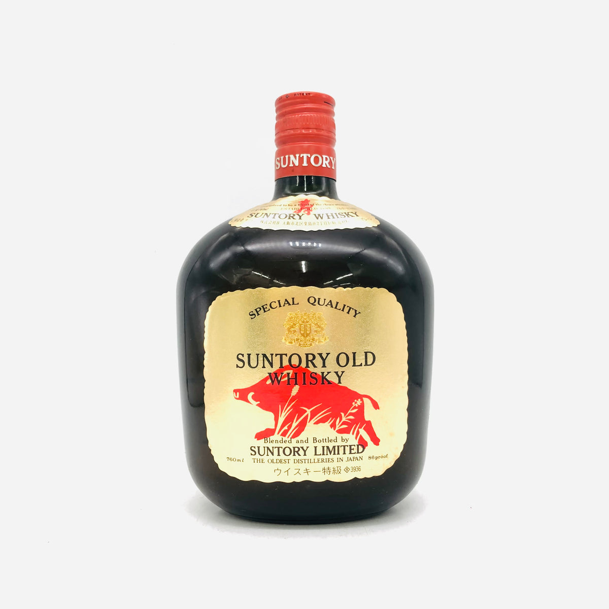 SUNTORY サントリーオールド 寿干支ボトル 亥歳 ゴールドラベル 特級 