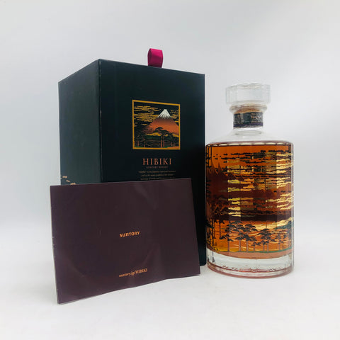 SUNTORY サントリー 響21年 意匠ボトル 富士風雲図 2014 ファーストリリース 2000本限定 700ml 43% 箱あり