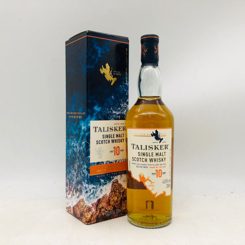 タリスカー 10年 200ml。海と胡椒が響き合う、スカイ島の10年