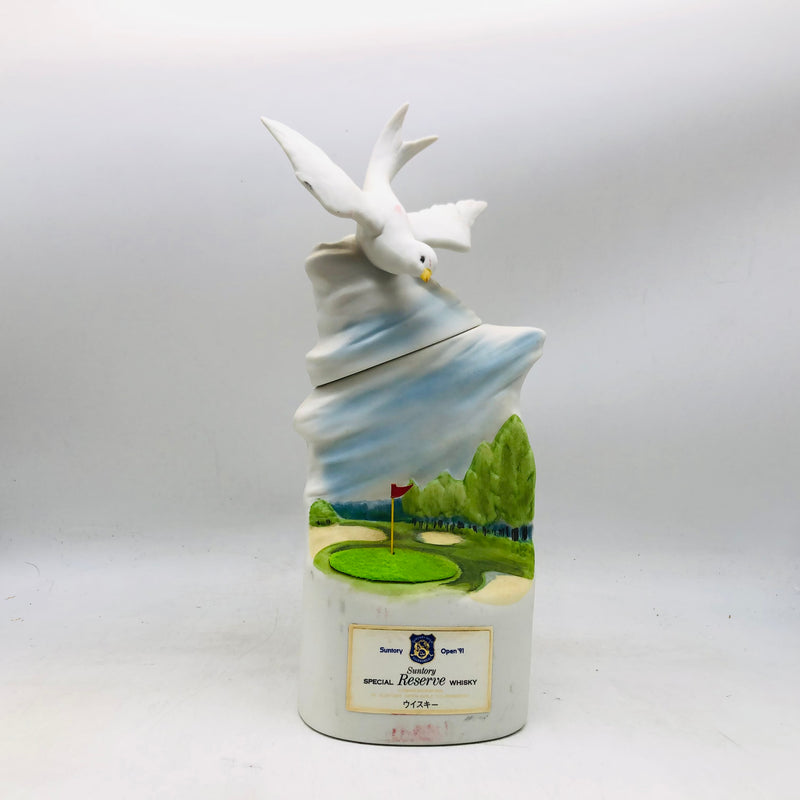 サントリー リザーブ サントリーオープン1991 750ml。ゴルフ大会を記念した特別デザインのサントリーリザーブ