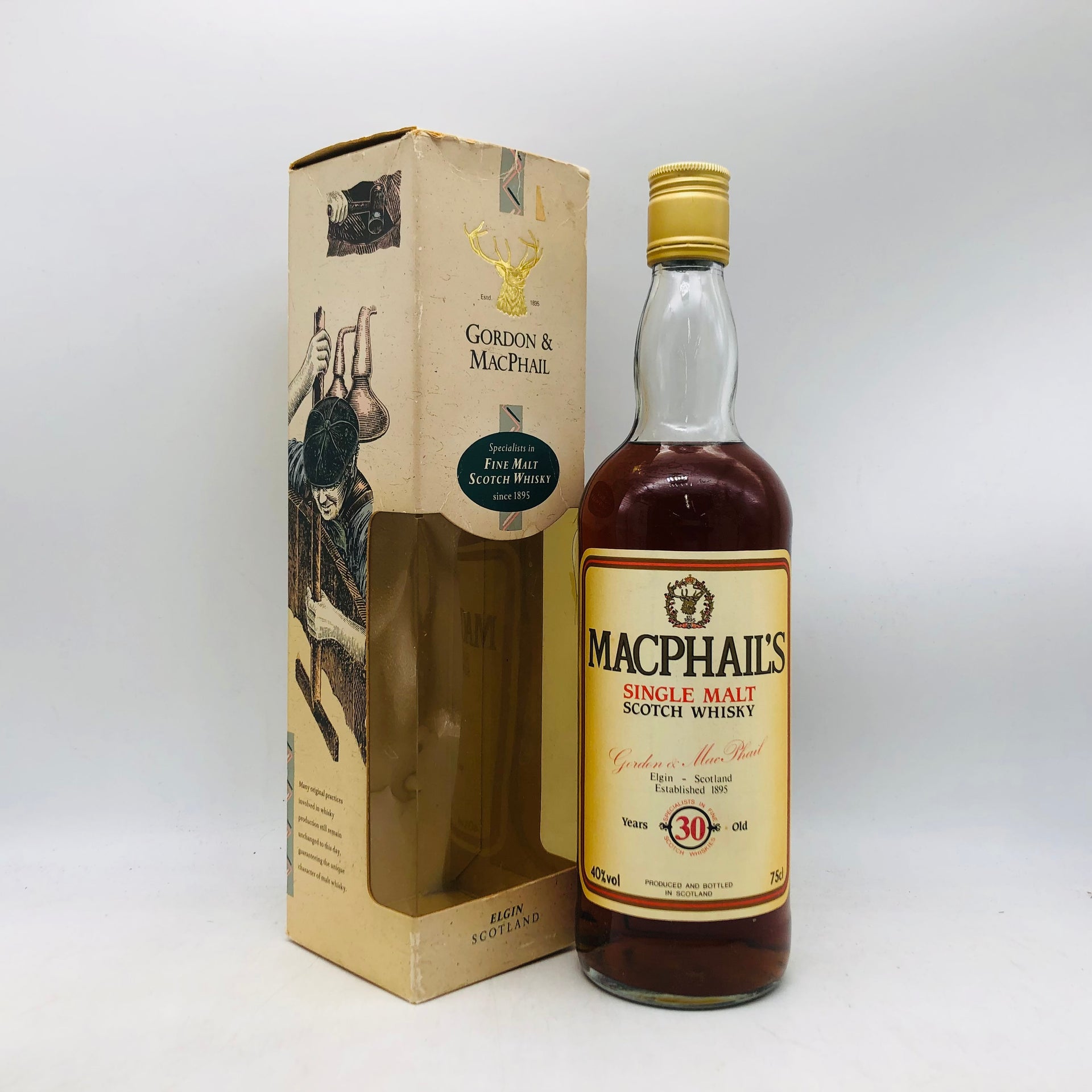 GORDON&MACPHAIL ゴードン マクファイル 30年 750ml – お酒の通販なら 