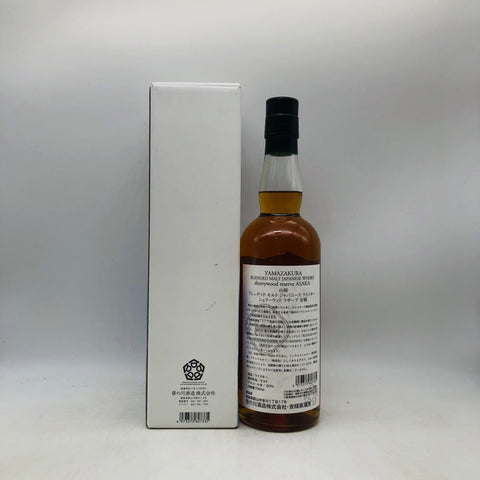 山桜安積シェリー 700ml。シェリー樽が生み出す濃厚で華やかなジャパニーズモルト