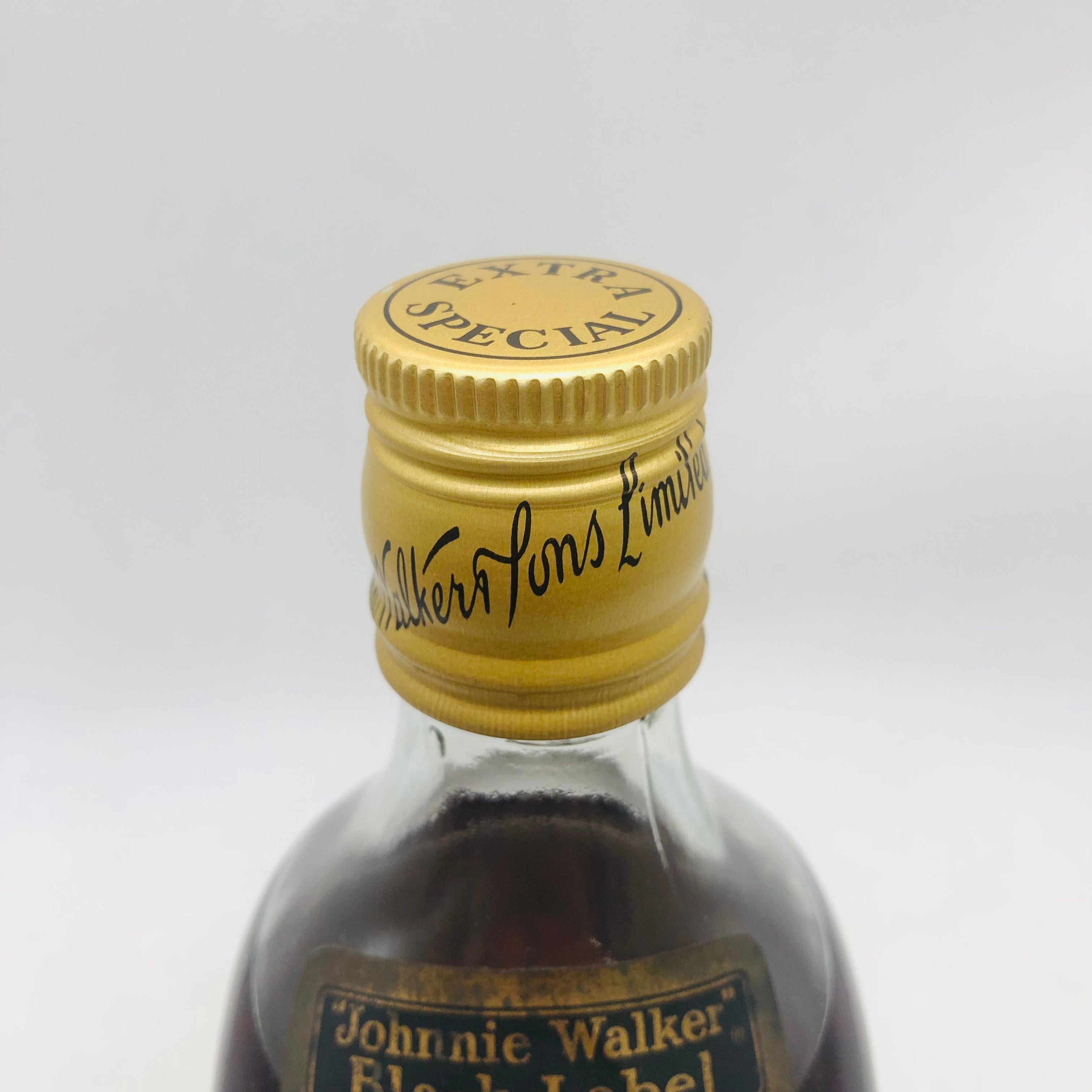 JOHNNIE 注目! ジョニーウォーカー ブラックラベル 金キャップ 4/5
