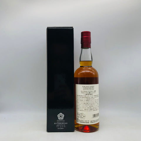 山桜メルローワインカスクフィニッシュ 700ml。メルローワイン樽が生む華やかな果実香のジャパニーズモルト