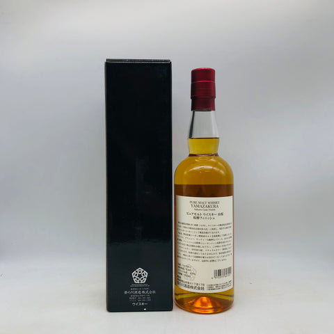 山桜安積桜カスクフィニッシュ 700ml。桜樽が生む、やさしく華やかな和のウイスキー