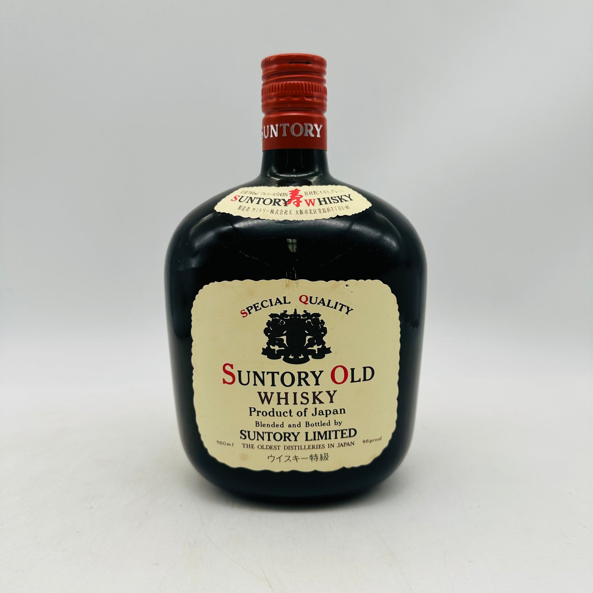 SUNTORY サントリーオールド 寿 1985〜89年 特級 鉄キャップ 760ml 43