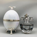 ボトル背面のImperial Collectionロゴとウォッカ輸入者表示ラベル