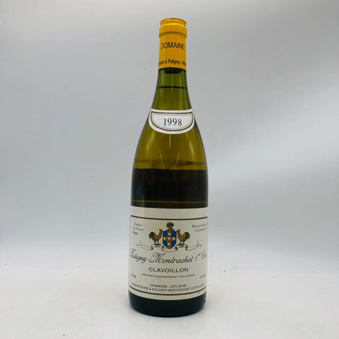ドメーヌルフレーヴ ピュリニーモンラッシェ プルミエクリュ クラヴォワヨン1998 750ml。時を纏う、白の芸術