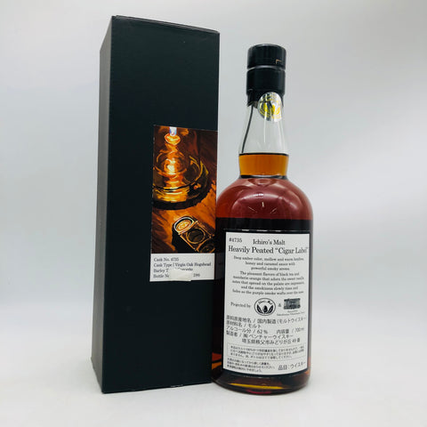 イチローズモルトシガーラベル 700ml　2015-2023。深く香る、煙と熟成の共演　