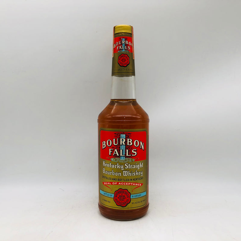 バーボンフォールズ 4年 700ml。甘く芳醇な樽香を楽しむ、王道の4年熟成バーボン。