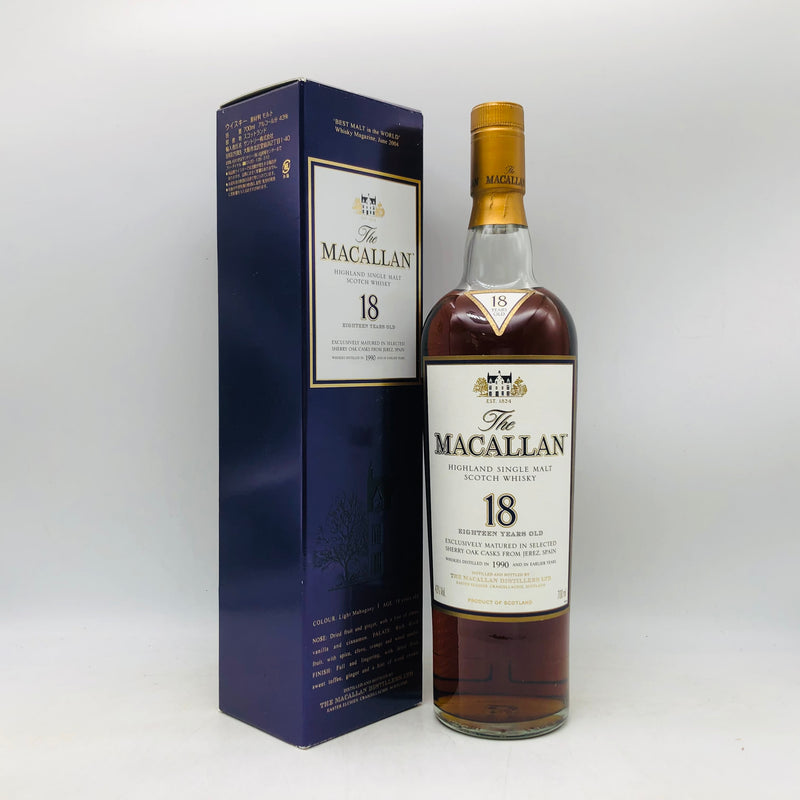 マッカラン18年1990 700ml。1990年が育んだ、シェリー樽熟成の頂点。
