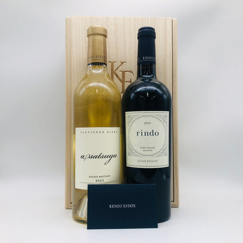 KENZO ESTATE ケンゾーエステート rindo 紫鈴 2021 asatsuyu あさつゆ 2023 2本セット 桐箱入り