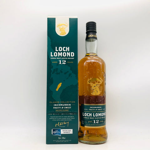 ロッホローモンド インチマリン 12年 シングルモルトウイスキー 700ml 46％ スコットランド産。果実モチーフのラベルで洋ナシやバニラの甘い香りが特徴。