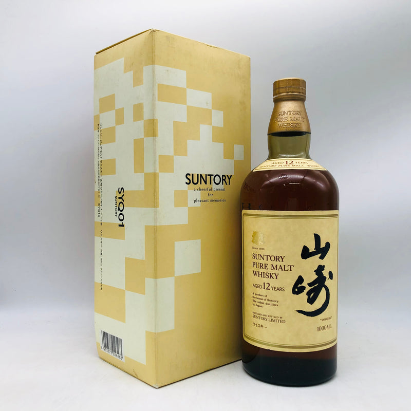 サントリー山崎 12年 ピュア 獅子マーク 1000ml。獅子マークが語る、山崎12年の黄金時代。