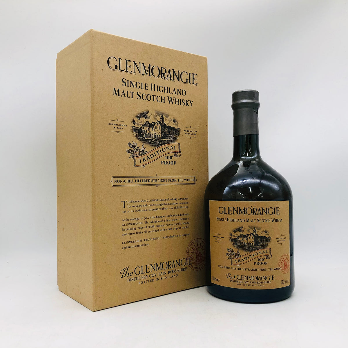 箱付きGlenmorangie グレンモーレンジ トラディショナル100pf GLENMORANGIE グレンモーレンジ トラディショナル シングルモルト