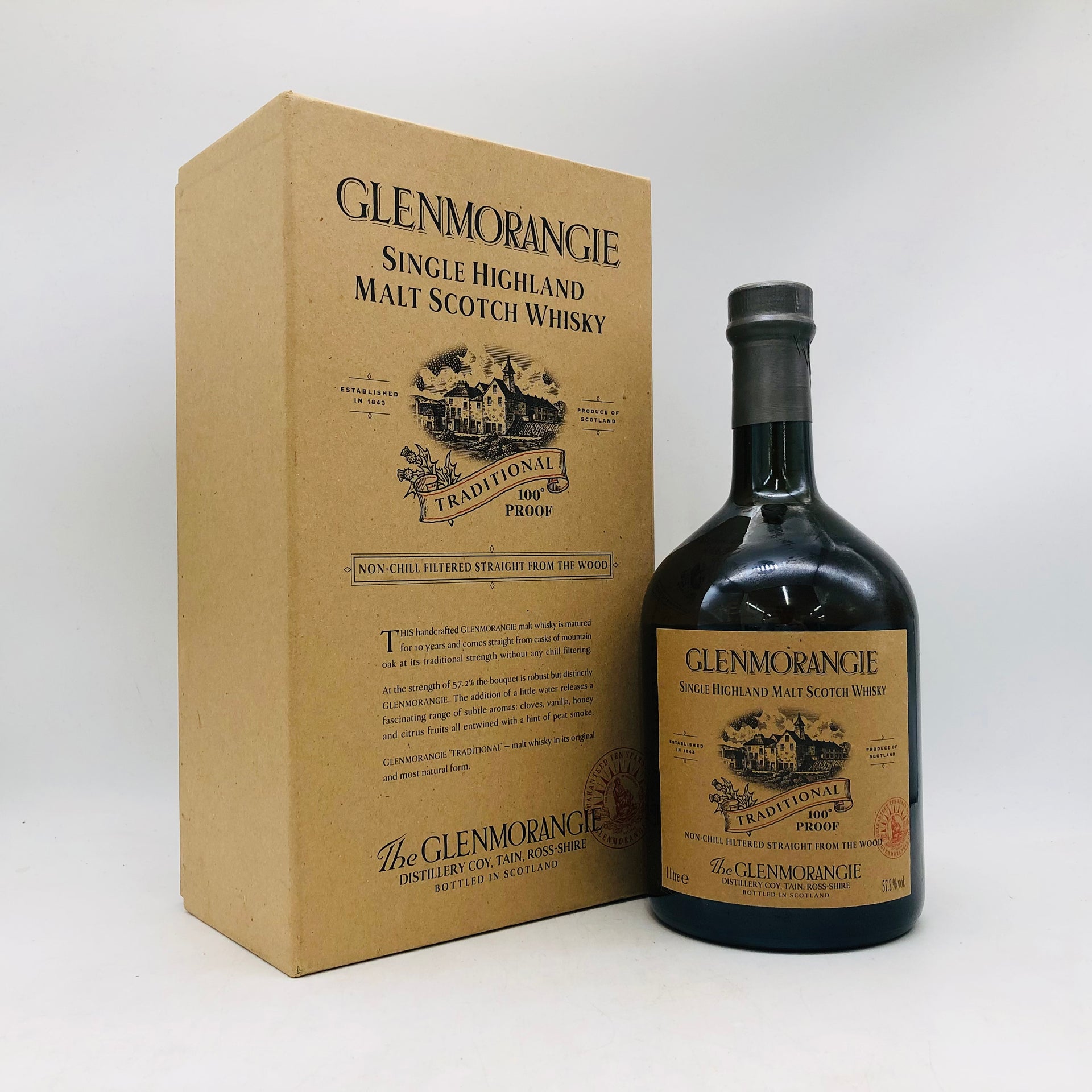 グレンモーレンジ　トラディショナル　空瓶 グレンモーレンジ トラディショナル 空瓶 GLENMORANGIE