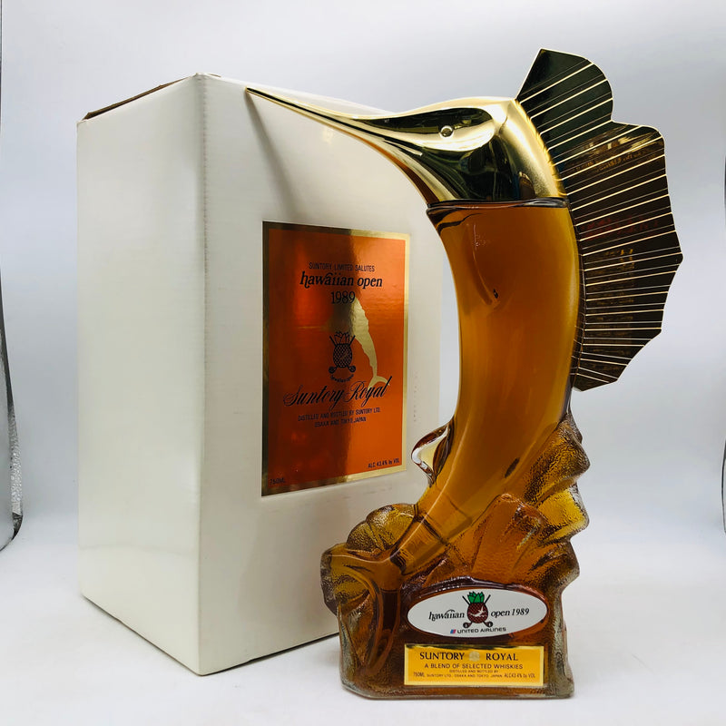 SUNTORY サントリー ローヤル ハワイアンオープン 1989 750ml。時代を刻む、記念ボトルの深み。