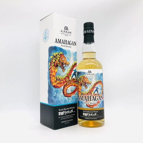 AMAHAGAN アマハガン ワールドブレンデッド 空挺ドラゴンズ 長濱蒸溜所 700ml AMAHAGAN ウイスキー 700ml ラベル