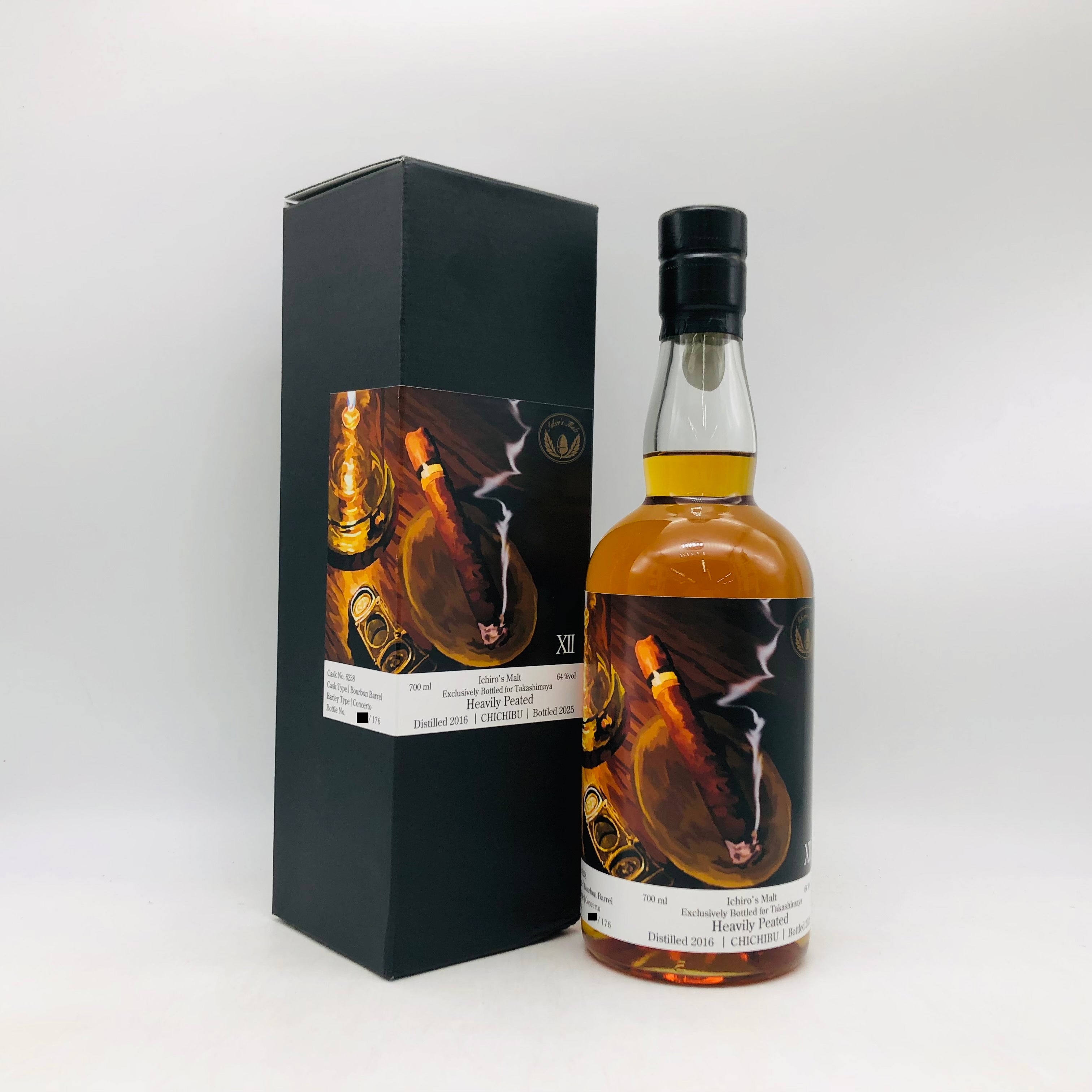 ICHIRO'S MALT イチローズモルト ヘビリーピーテッド シガーラベル