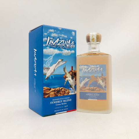 ARMORIK アルモリック×長濱蒸溜所 ブレンデッドモルト イナズマシナジーブレンド スタイルクリームブリュレ 500ml 長濱 ウイスキー 500ml ラベル