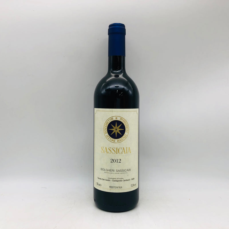 サッシカイア 2012 750ml。イタリアワインの頂点に君臨する、伝説のスーパータスカン。