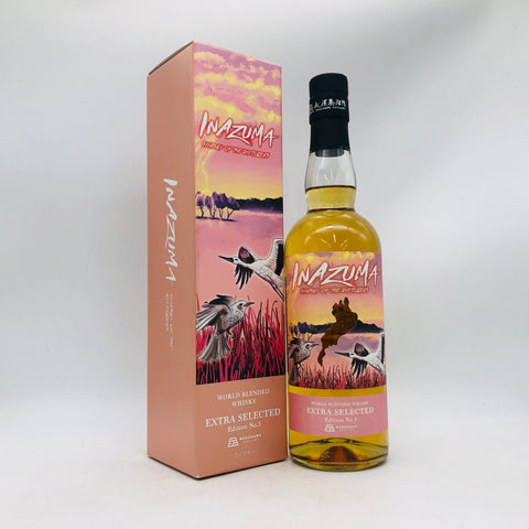 AMAHAGAN アマハガン イナズマ ワールドブレンデッド エクストラ セレクテッド エディションNo.3 AMAHAGAN ウイスキー ラベル