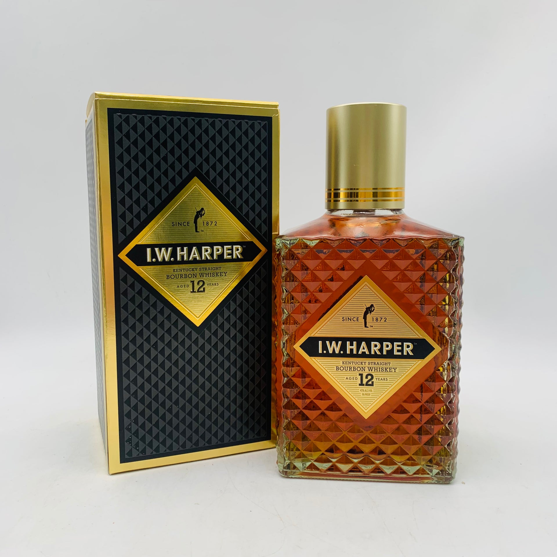 I.W.ハーパー 12年 750ml 43％ 箱あり – 高級酒・希少酒の通販｜リンク